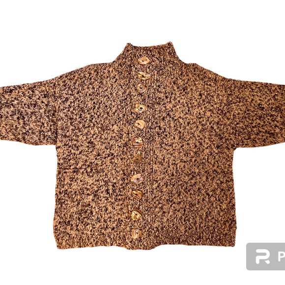 Amy Brill Cardigan Sweater with Shell Buttons - Picture 9 of 10